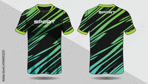 T shirt with sport text logo.