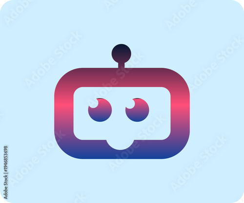 Agentic AI Icons – Autonomous Artificial Intelligence Agents and Robot Automation Vector Icons