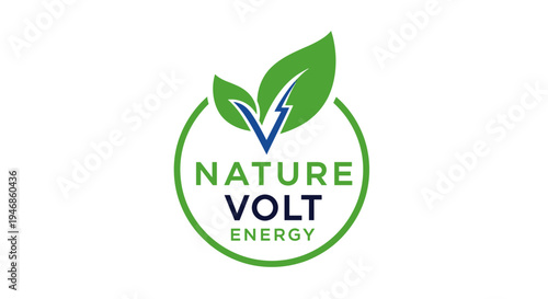 Nature Volt Energy Green Logo.