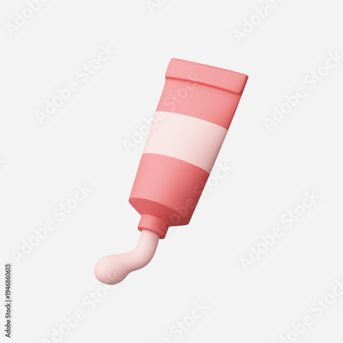 3d Realistic Lotion icon vector illustration
