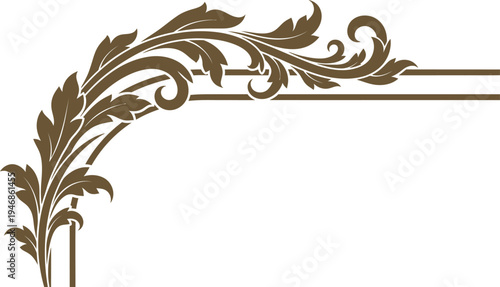 Beautiful Vintage Ornamental Frame Illustration