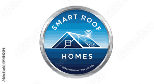Smart Roof Homes Logo Design 1.