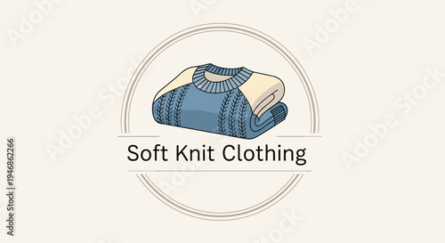 Soft knit clothing folded sweaters.