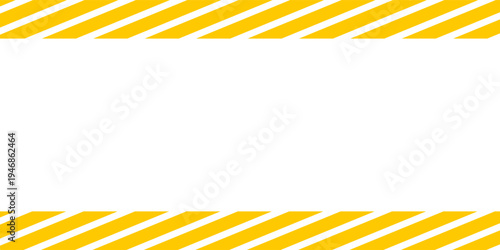 We're hiring. Vector illustration. White text on yellow background