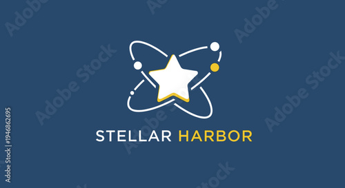 Stellar Harbor Logo Design Template.