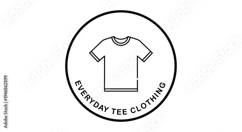 T shirt clothing brand logo design 1.