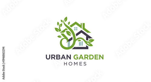 Urban Garden Homes Logo Design 1.