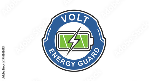 Volt Energy Guard Logo Symbol.