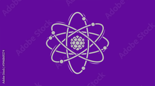 Atomic Structure Depiction - A Visual Representation of Atoms.