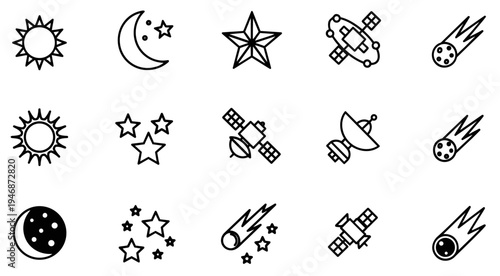 astronomy icons