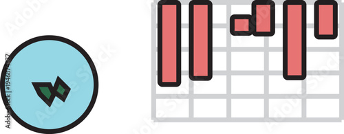 Simple representation of data organization and data analysis