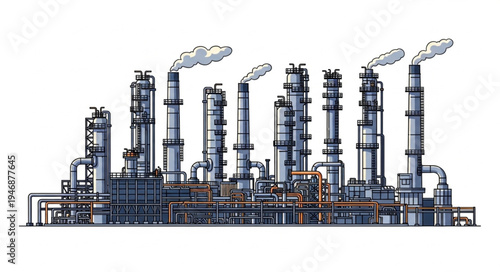 Industrial Factory Plant Facility.