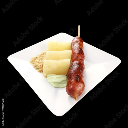 Espetinho de linguiça