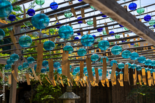 Wallpaper Mural 青色の風鈴 / Blue wind chimes Torontodigital.ca