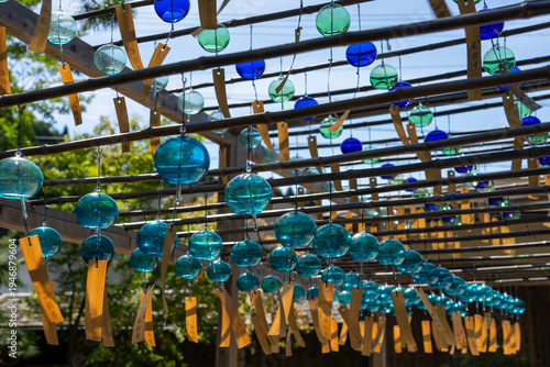 Wallpaper Mural 青色の風鈴 / Blue wind chimes Torontodigital.ca