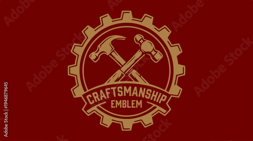 Craftsmanship Emblem - A Symbol of Skill and Precision in Design.