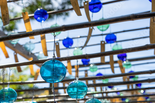 Wallpaper Mural 青色の風鈴 / Blue wind chimes Torontodigital.ca