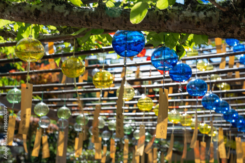 Wallpaper Mural カラフルな風鈴 / Colorful wind chimes Torontodigital.ca