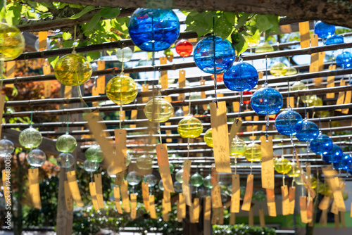 Wallpaper Mural カラフルな風鈴 / Colorful wind chimes Torontodigital.ca