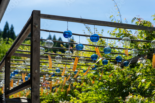 Wallpaper Mural 青色の風鈴 / Blue wind chimes Torontodigital.ca