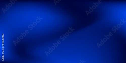 Deep blue ocean gradient wallpaper. Abstract deep dark navy underwater background. Night sky and deep water surface design. Blur sea backdrop for presentation, brochure, poster, banner.