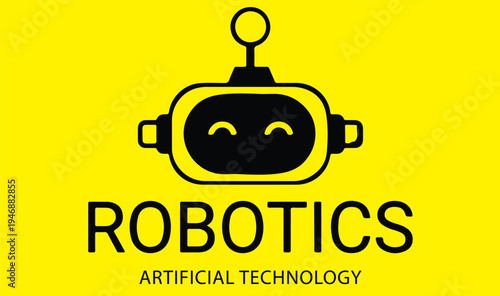 Artificial Intelligence and Technology Digital Logo Concept
