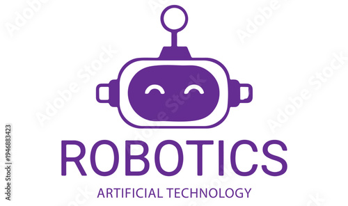 Artificial Intelligence and Technology Digital Logo Concept