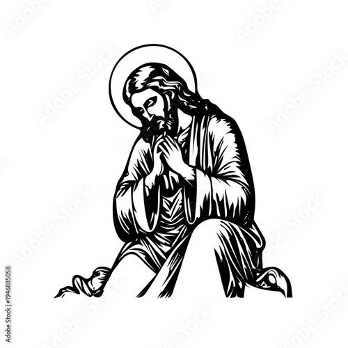 jesus praying
