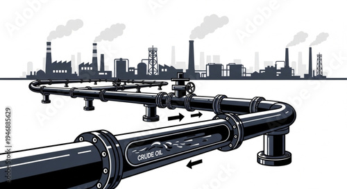 Industrial Pipe Factory Infrastructure.