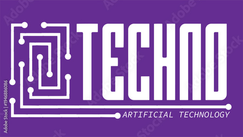 Artificial Intelligence and Technology Digital Logo Concept