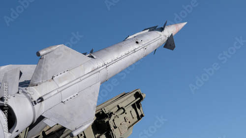 Canvas Print Highresolution Image Of Airborne Missile Hardware