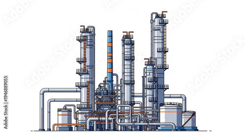 Industrial Plant Factory Machinery.