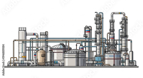 Industrial Plant Factory Machinery.