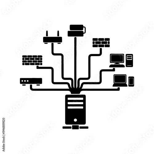 Data Exchange web icons in line style. Traffic, cloud, files, server, technology, collection. Vector illustration.