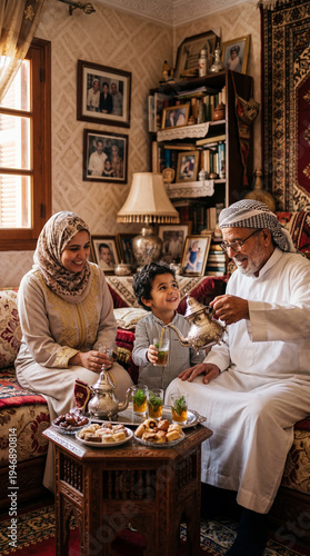 A heartwarming family momen...
