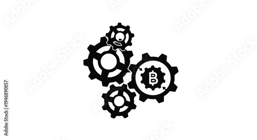 bitcoin blockchain gear mechanism cryptocurrency