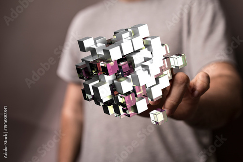 Abstract composition of a h...