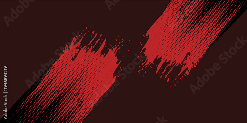 black red dragon decal brush fire volcano lava sakura Asia Japan anime style illustration sporty background banner style illustration. modern