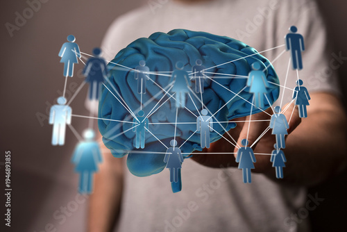 An image of a human brain w...