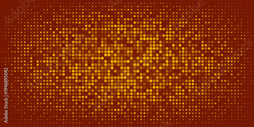 Dark Orange vector cover with spots. Blurred bubbles on abstract background with colorful gradient. Template for your brand book.