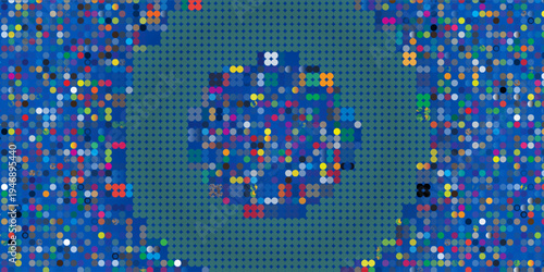 Abstract Finance Digital Business Background. Fintech Technology or Science Research Presentation Backdrop. vector illustration. eps 10