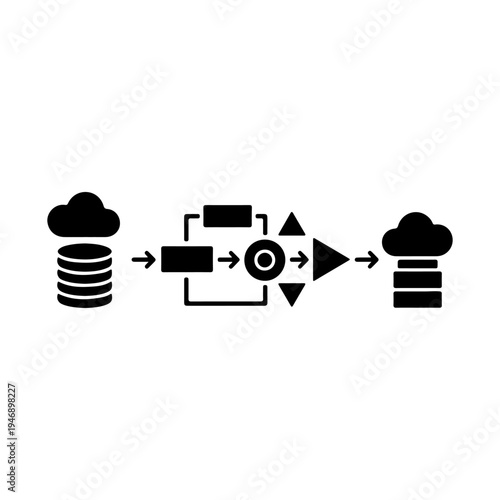 Data Exchange web icons in line style. Traffic, cloud, files, server, technology, collection. Vector illustration.