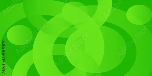 Abstract green circle background trendy. Fluid shapes composition. vector design concept