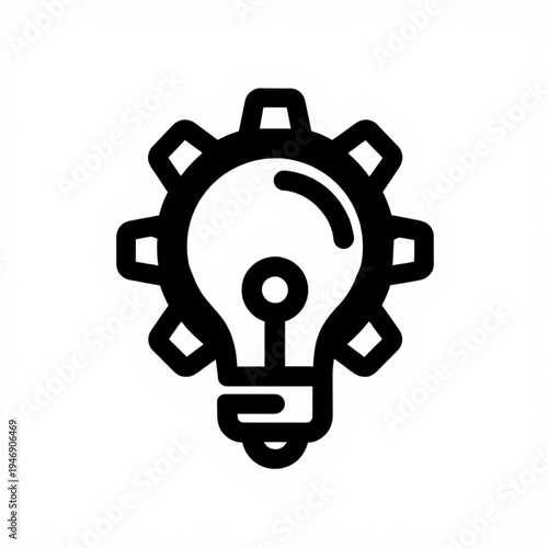 light bulb icon vector