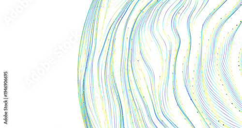 Dynamic abstract art featur...