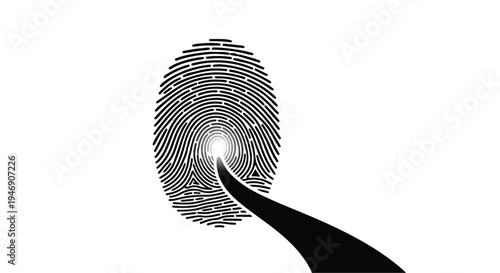 fingerprint scan security identification technology
