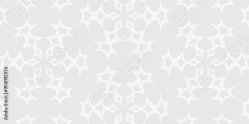 Seamless abstract geometric pattern. Gray and white background eps10