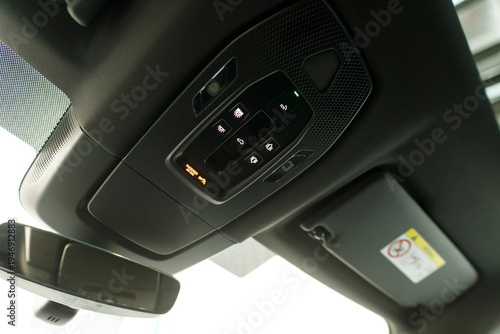Close-up of a car's interio...