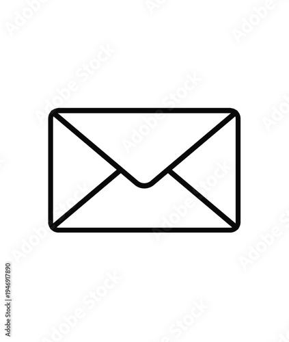 Email Message Line Icon