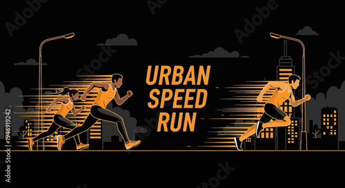 Dynamic Urban Runners: A Graphic Depiction of Speed and Movement in the City